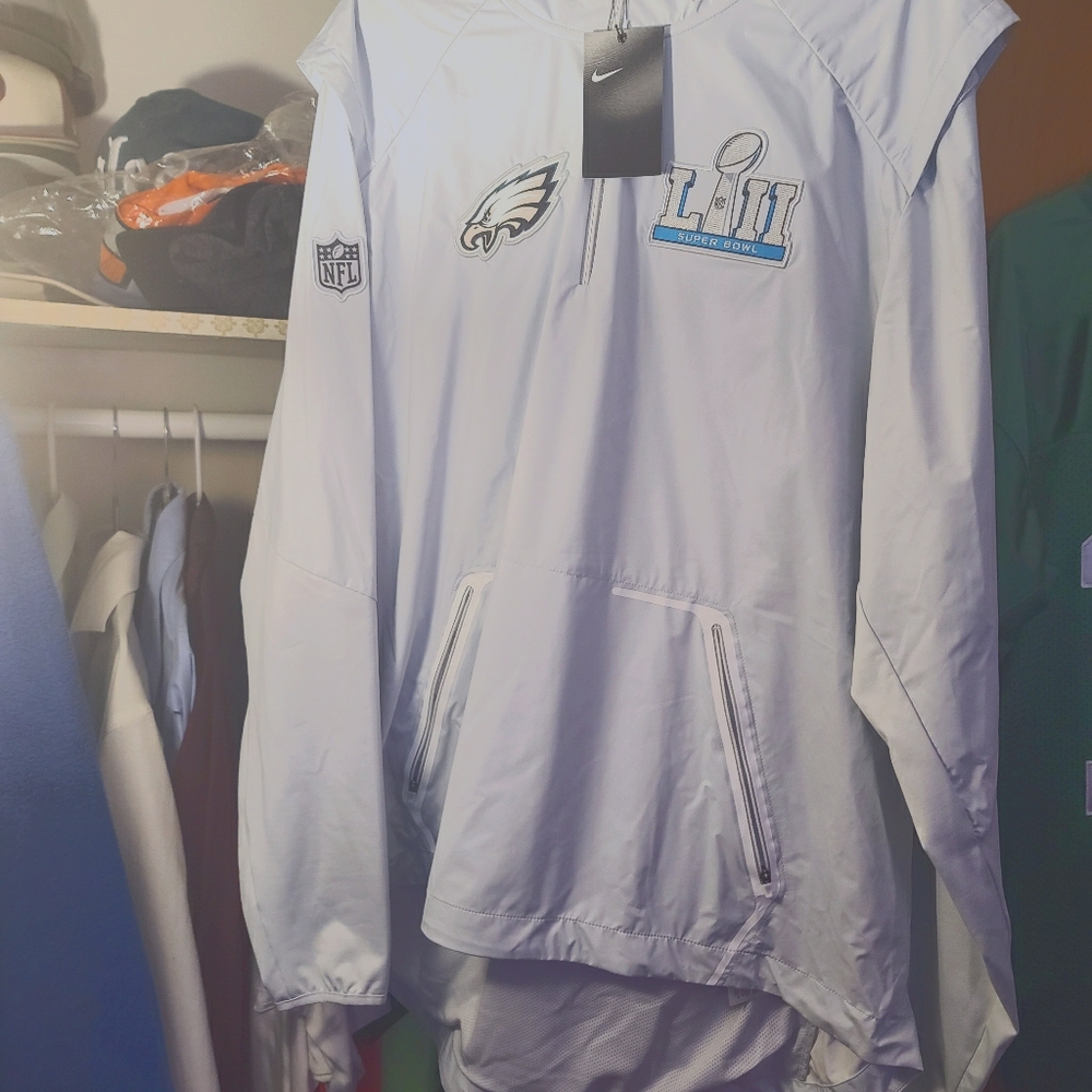 Media day superbowl 52 Eagles half zip pullover